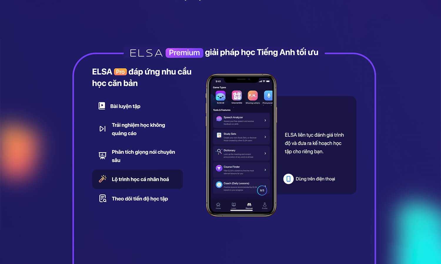  tính năng của tài khoản Elsa Speak Premium