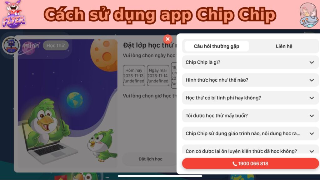 Cách sử dụng app Chip Chip